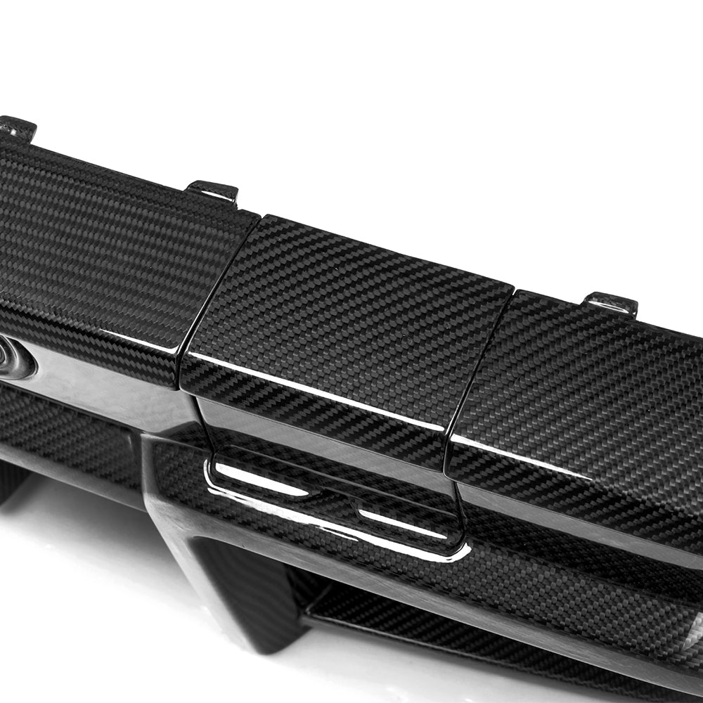 SOOQOO - BMW M5 G90 DRY CARBON FIBER REAR DIFFUSER MP STYLE - Aero Carbon UK