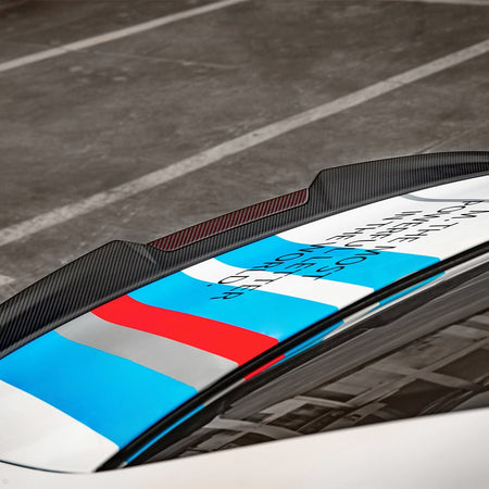 SOOQOO - BMW M5 G90 DRY CARBON FIBER REAR SPOILER - Aero Carbon UK