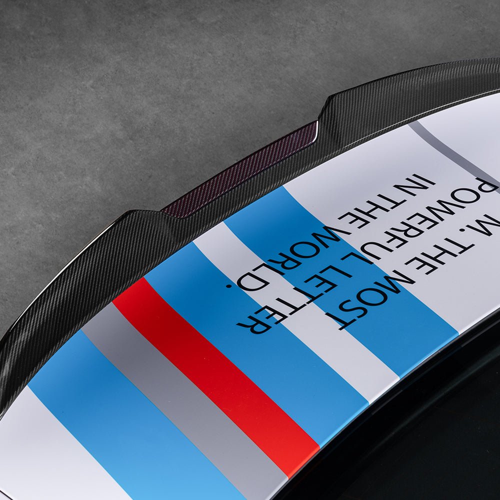 SOOQOO - BMW M5 G90 DRY CARBON FIBER REAR SPOILER - Aero Carbon UK