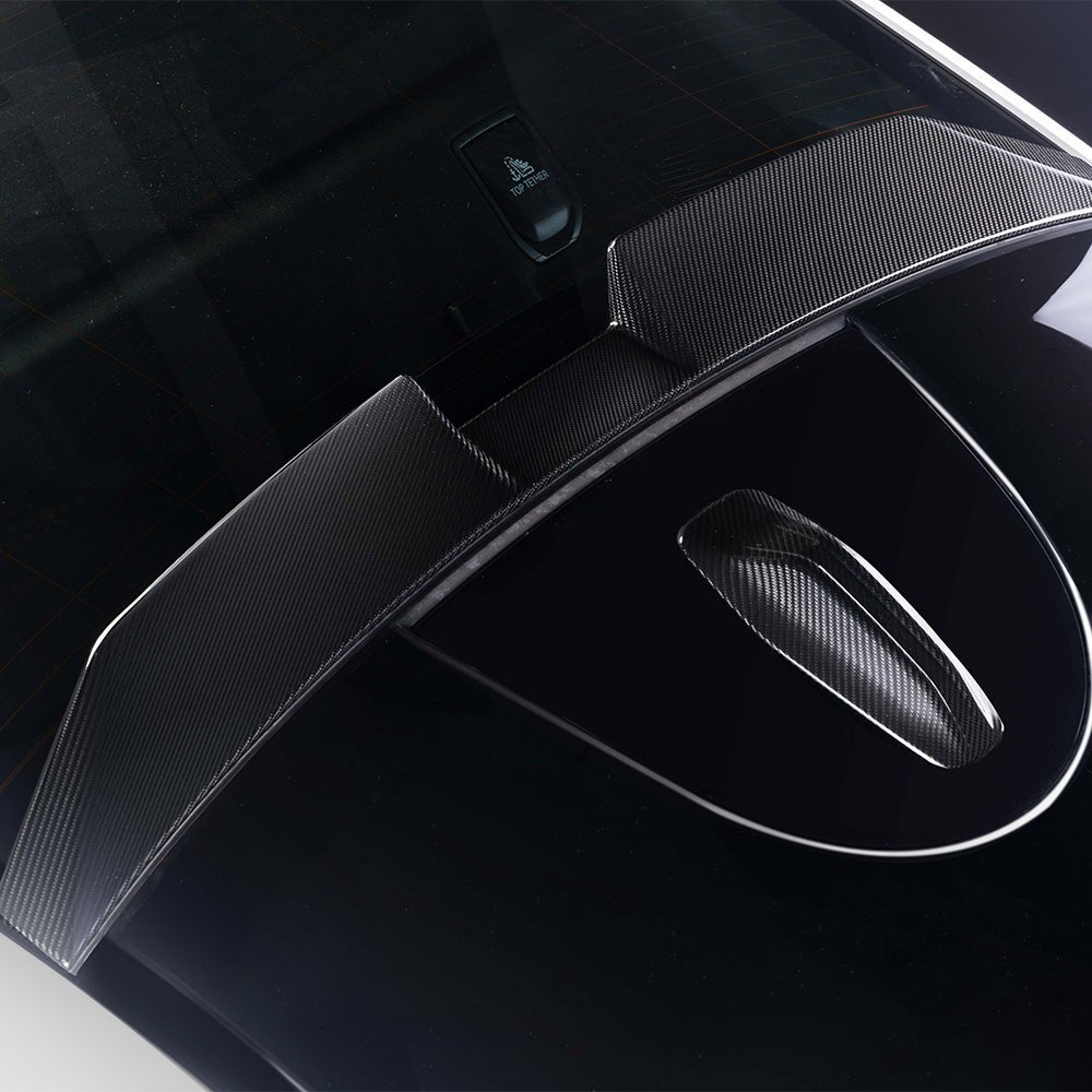 SOOQOO - BMW M5 G90 DRY CARBON FIBER ROOF SPOILER - Aero Carbon UK