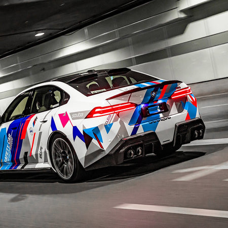 SOOQOO - BMW M5 G90 DRY CARBON FIBER ROOF SPOILER - Aero Carbon UK