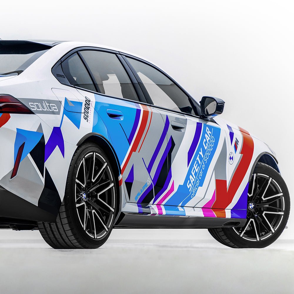 SOOQOO - BMW M5 G90 DRY CARBON FIBER SIDE SKIRTS - Aero Carbon UK