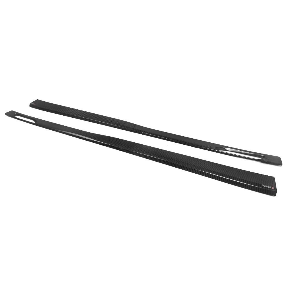 SOOQOO - BMW M5 G90 DRY CARBON FIBER SIDE SKIRTS - Aero Carbon UK
