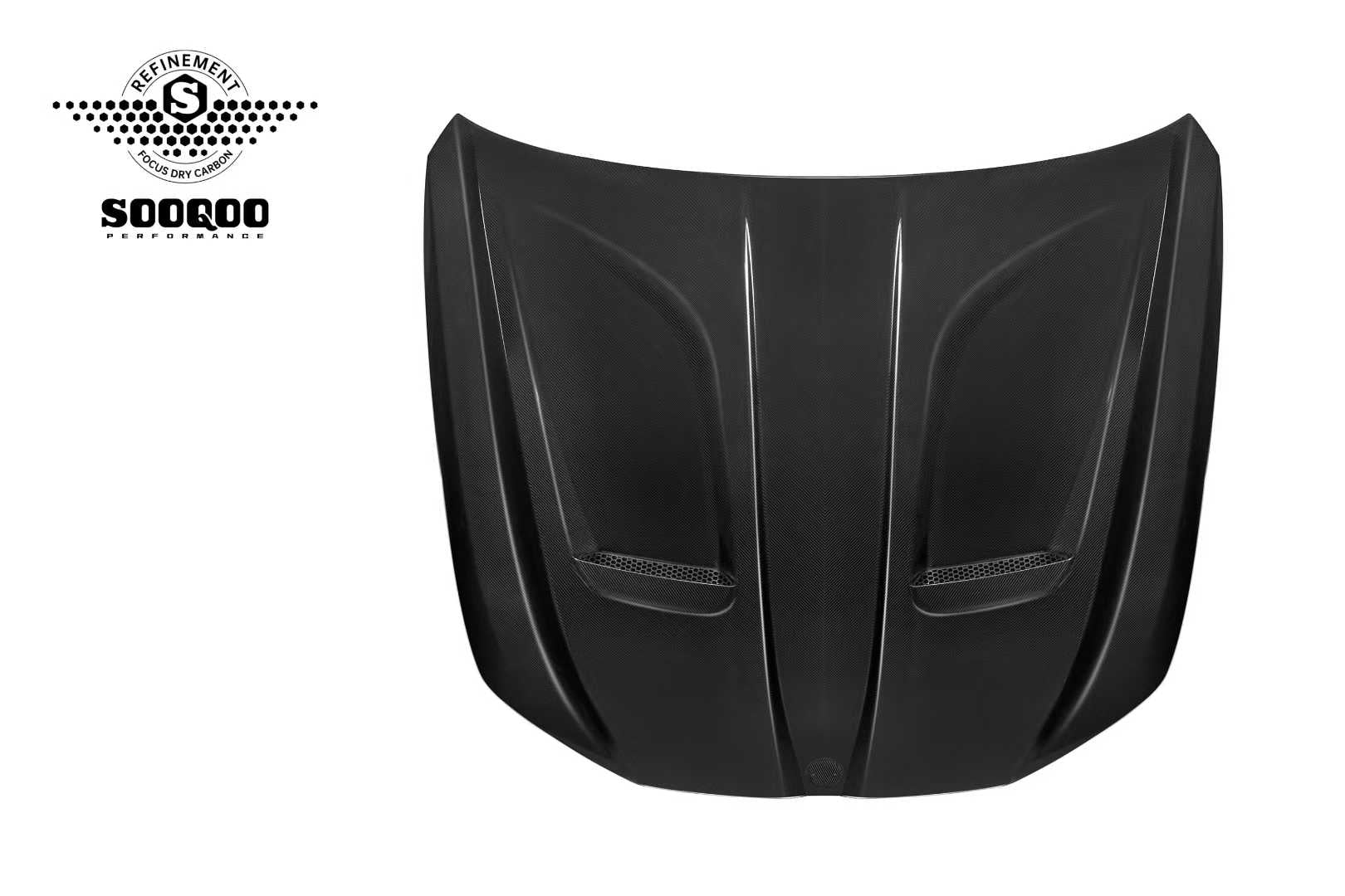 SOOQOO - BMW M5 G90 / G99 DRY CARBON FIBER BONNET HOOD - Aero Carbon UK