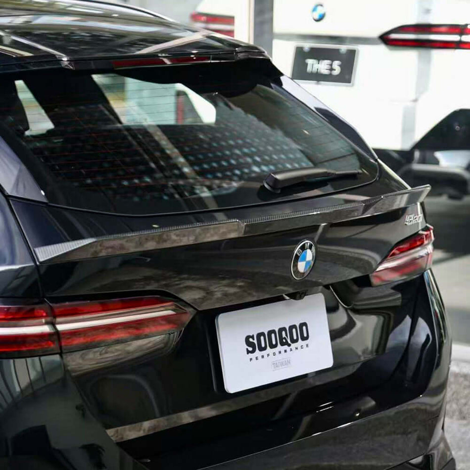 SOOQOO - BMW M5 G99 DRY CARBON FIBRE REAR SPOILER - Aero Carbon UK