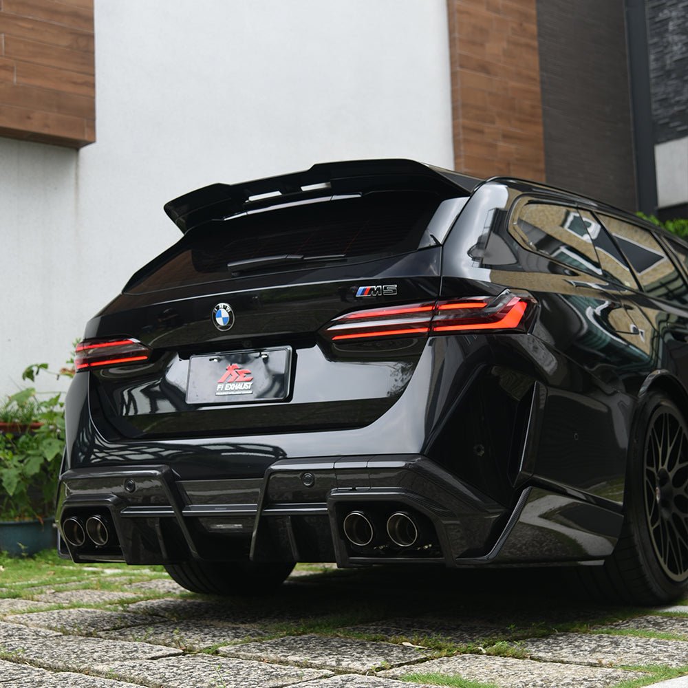 SOOQOO - BMW M5 G99 DRY CARBON FIBRE TOP SPOILER - Aero Carbon UK