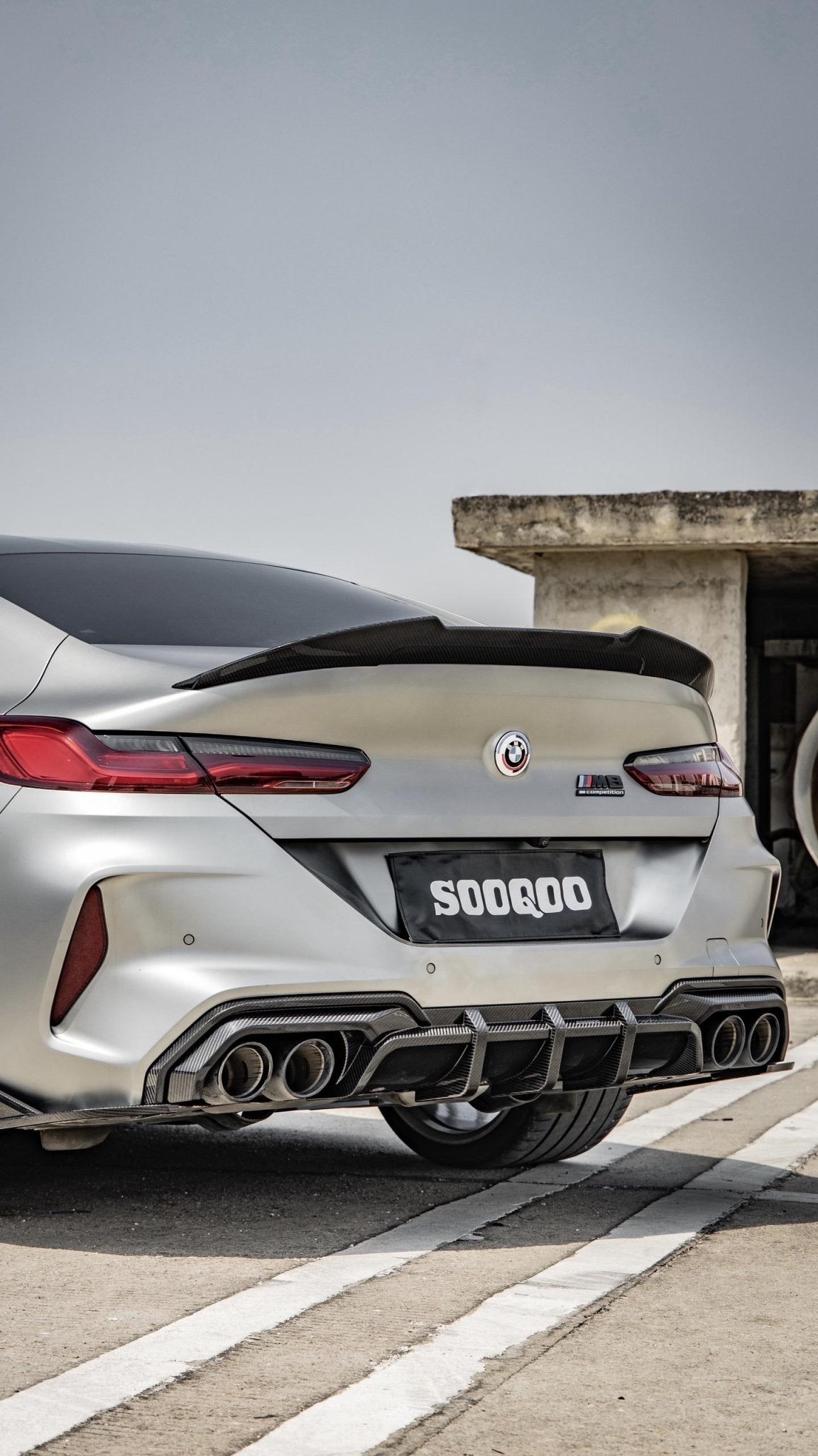 SOOQOO - BMW M8 F91 COMPETITION DRY CARBON FIBRE REAR DIFFUSER – Aero ...