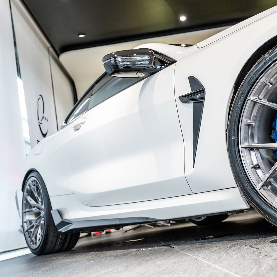 SOOQOO - BMW M8 F92 DRY CARBON FIBRE SIDE SKIRTS - Aero Carbon UK