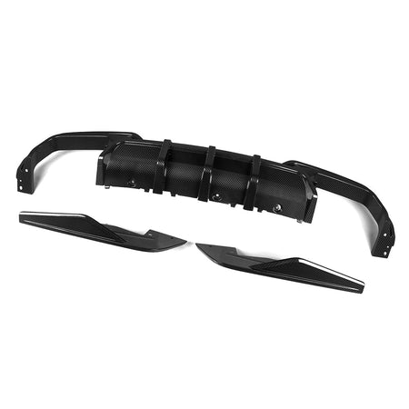 SOOQOO - BMW M8 F93 DRY CARBON FIBRE REAR DIFFUSER - Aero Carbon UK