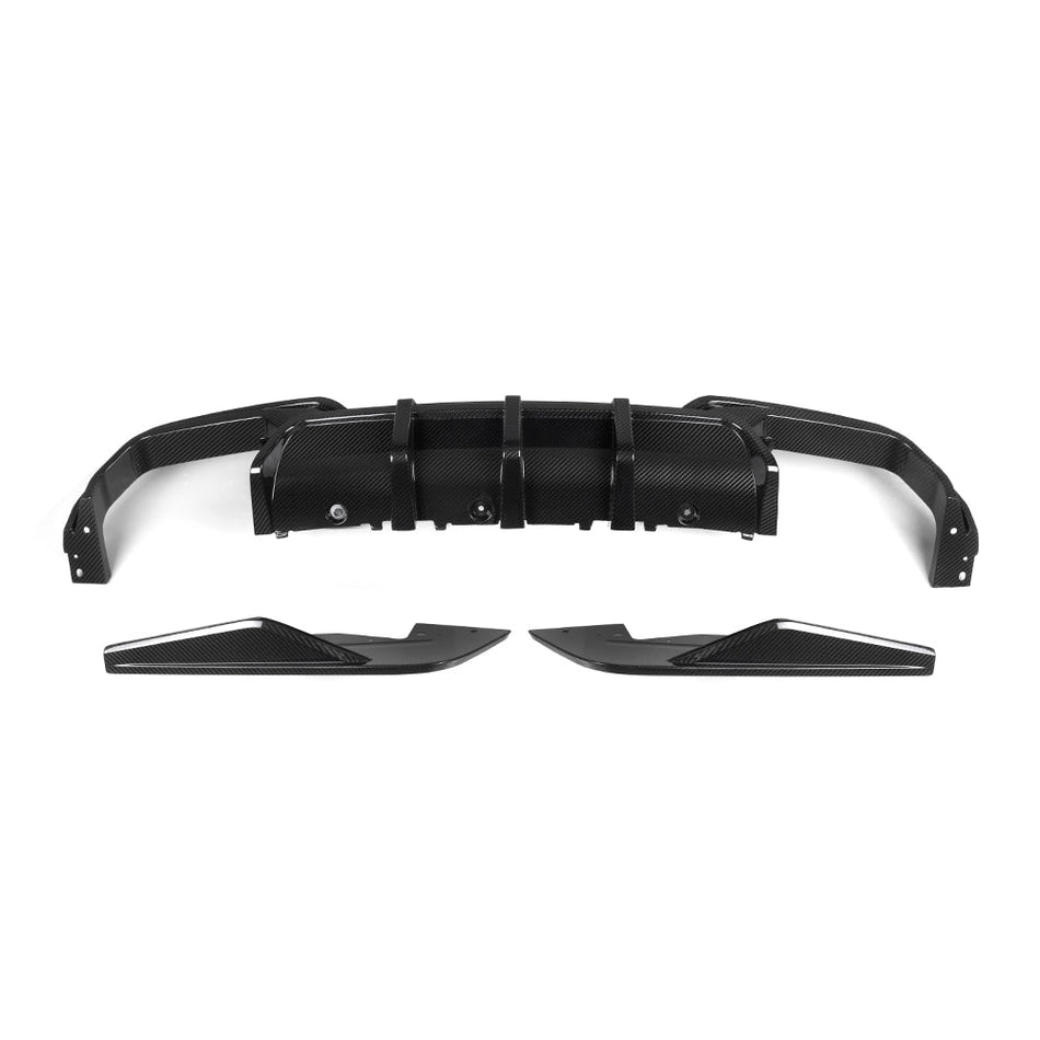 SOOQOO - BMW M8 F93 DRY CARBON FIBRE REAR DIFFUSER - Aero Carbon UK