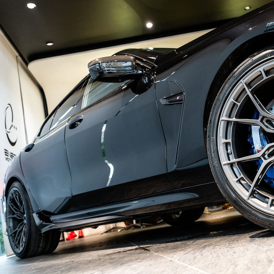 SOOQOO - BMW M8 F93 DRY CARBON FIBRE SIDE SKIRTS - Aero Carbon UK