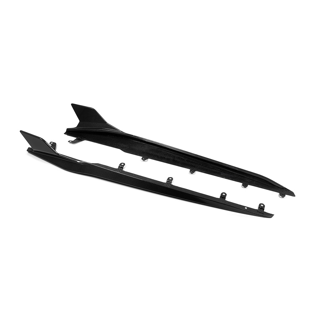 SOOQOO - BMW M8 F93 DRY CARBON FIBRE SIDE SKIRTS - Aero Carbon UK