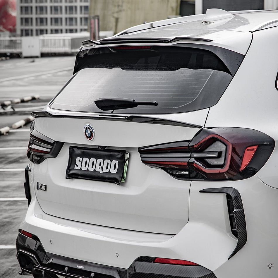 SOOQOO - BMW X3 G01 DRY CARBON FIBRE REAR SPOILER - Aero Carbon UK