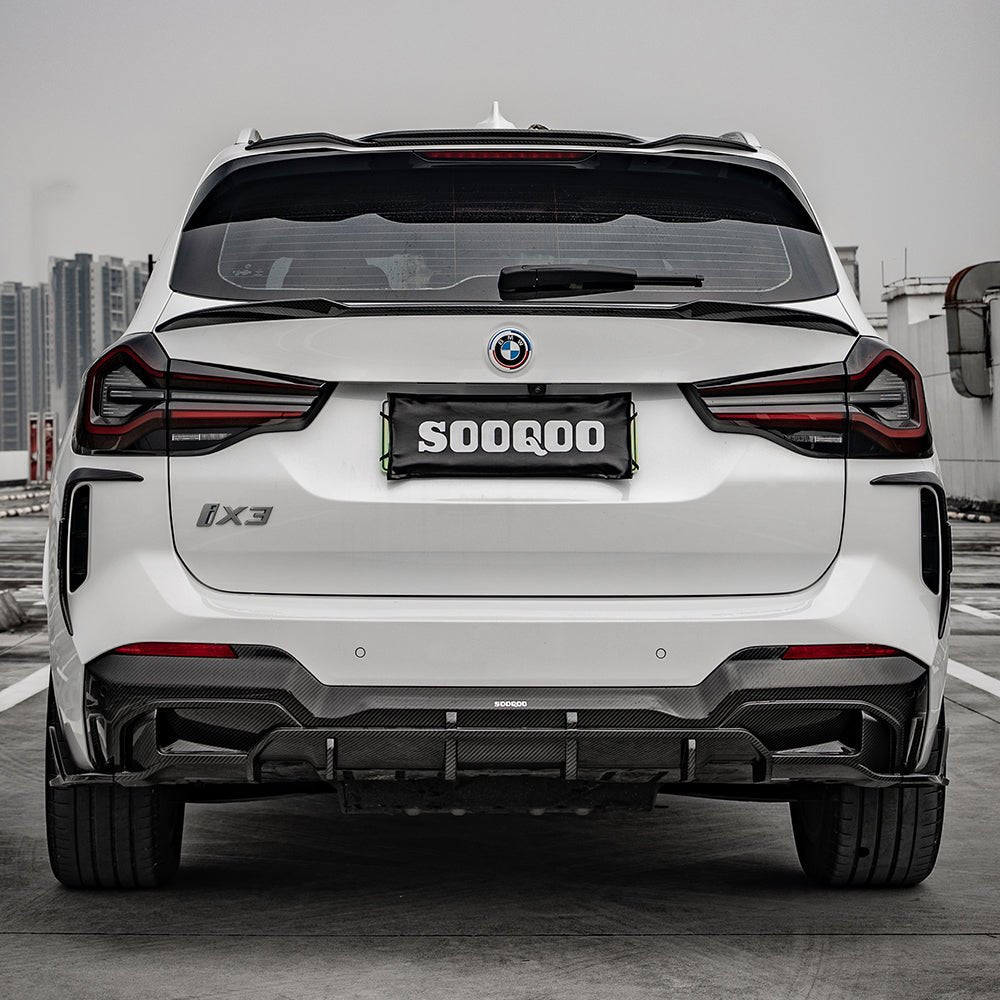 SOOQOO - BMW X3 G01 DRY CARBON FIBRE TOP SPOILER - Aero Carbon UK