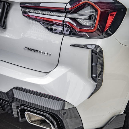 SOOQOO - BMW X3 G01 LCI DRY CARBON FIBRE REAR BUMPER INSERT - Aero Carbon UK