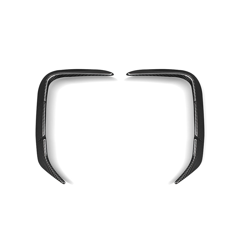 SOOQOO - BMW X3 G01 LCI DRY CARBON FIBRE REAR BUMPER INSERT - Aero Carbon UK