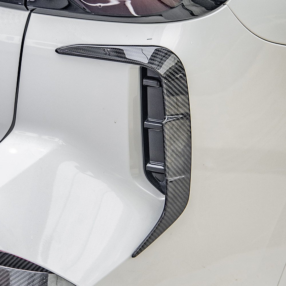 SOOQOO - BMW X3 G01 LCI DRY CARBON FIBRE REAR BUMPER INSERT - Aero Carbon UK