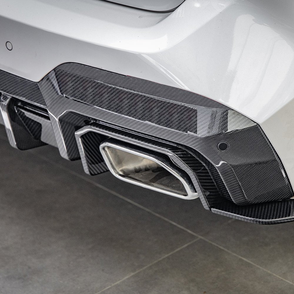 SOOQOO - BMW X3 G01 LCI DRY CARBON FIBRE REAR DIFFUSER - Aero Carbon UK