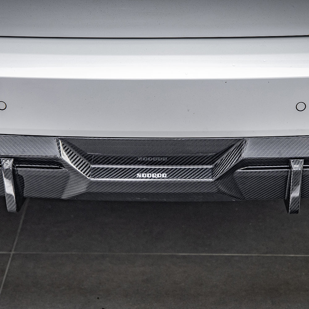 SOOQOO - BMW X3 G01 LCI DRY CARBON FIBRE REAR DIFFUSER - Aero Carbon UK