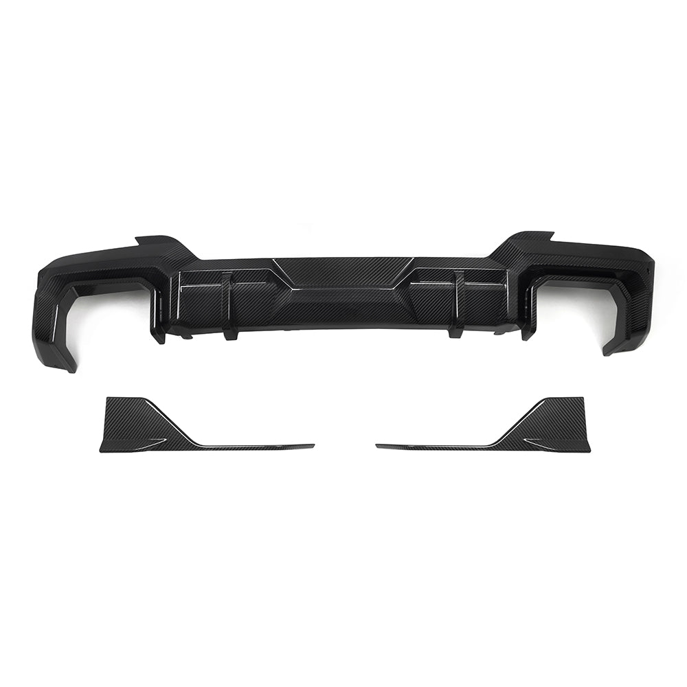 SOOQOO - BMW X3 G01 LCI DRY CARBON FIBRE REAR DIFFUSER - Aero Carbon UK