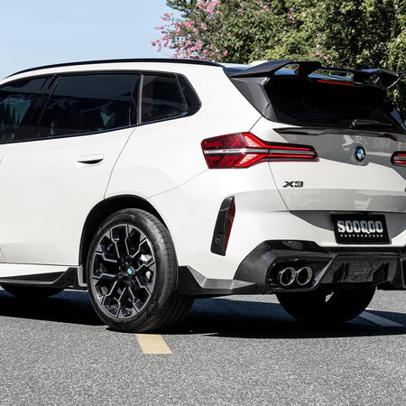 SOOQOO - BMW X3 G45 2025+ DRY CARBON FIBER REAR BUMPER FRAMES - Aero Carbon UK
