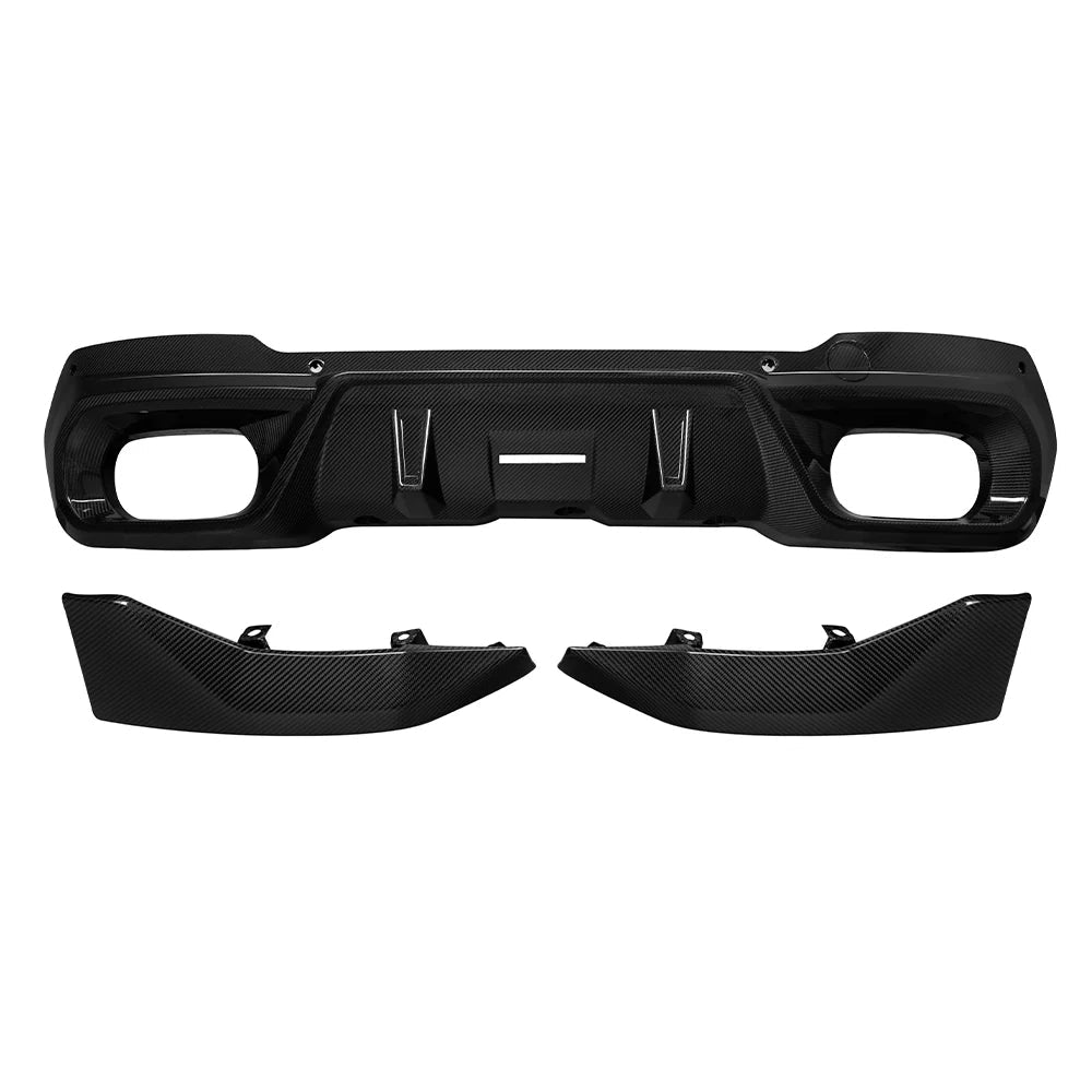 SOOQOO - BMW X3 G45 2025+ DRY CARBON FIBER REAR DIFFUSER - Aero Carbon UK