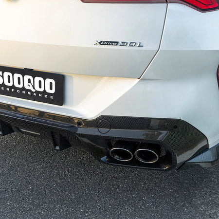 SOOQOO - BMW X3 G45 2025+ DRY CARBON FIBER REAR DIFFUSER - Aero Carbon UK
