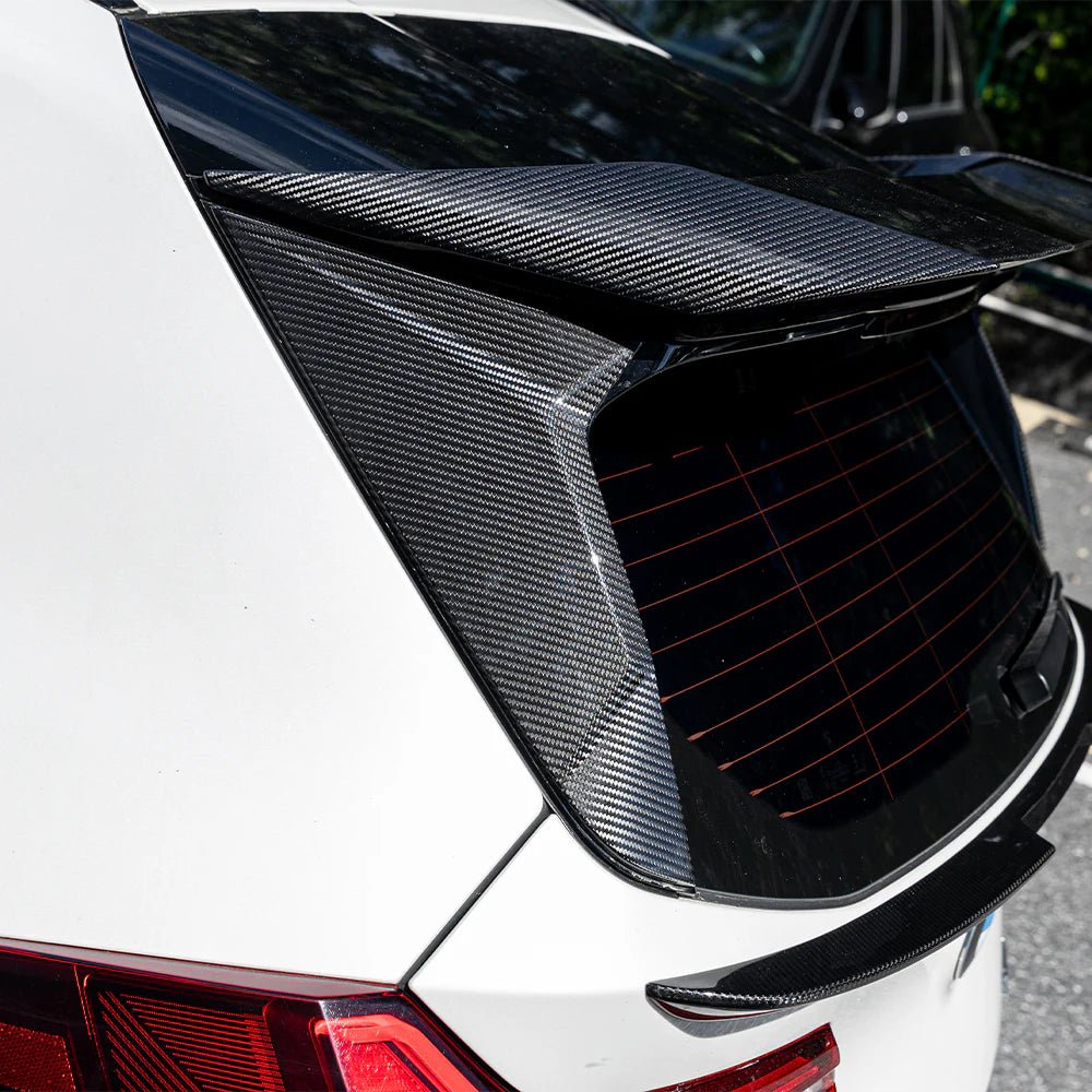 SOOQOO - BMW X3 G45 2025+ DRY CARBON FIBER REAR WINDOW FINS - Aero Carbon UK