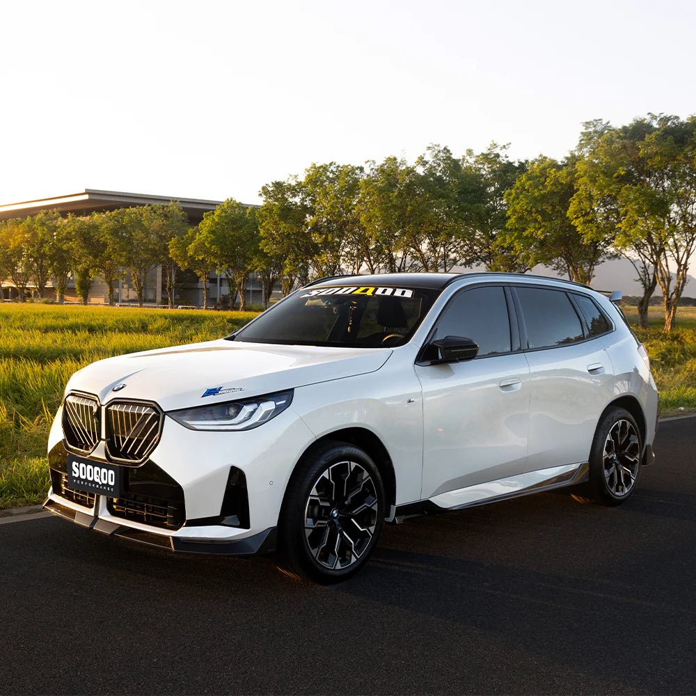 SOOQOO - BMW X3 G45 2025+ DRY CARBON FIBER SIDE SKIRTS - Aero Carbon UK
