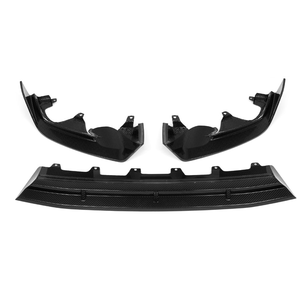 SOOQOO - BMW X4 G02 DRY CARBON FIBER FRONT LIP V1 - Aero Carbon UK