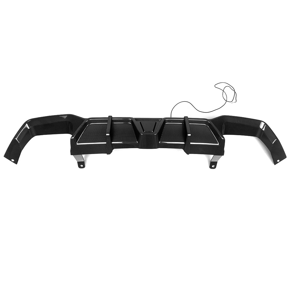 SOOQOO - BMW X4 G02 DRY CARBON FIBER REAR LED DIFFUSER - Aero Carbon UK