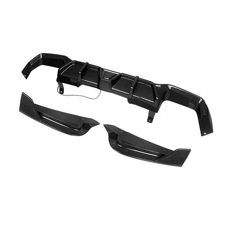 SOOQOO - BMW X4 G02 DRY CARBON FIBER REAR LED DIFFUSER - Aero Carbon UK