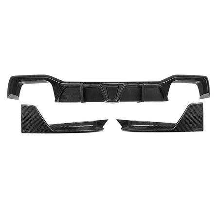 SOOQOO - BMW X4 G02 DRY CARBON FIBER REAR LED DIFFUSER - Aero Carbon UK