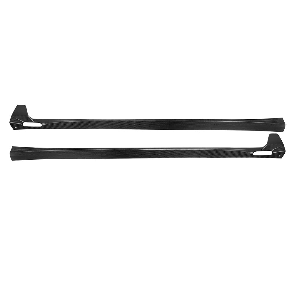 SOOQOO - BMW X4 G02 DRY CARBON FIBER SIDE SKIRTS V2 - Aero Carbon UK