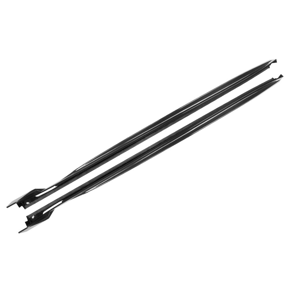 SOOQOO - BMW X4 G02 DRY CARBON FIBER SIDE SKIRTS V2 - Aero Carbon UK