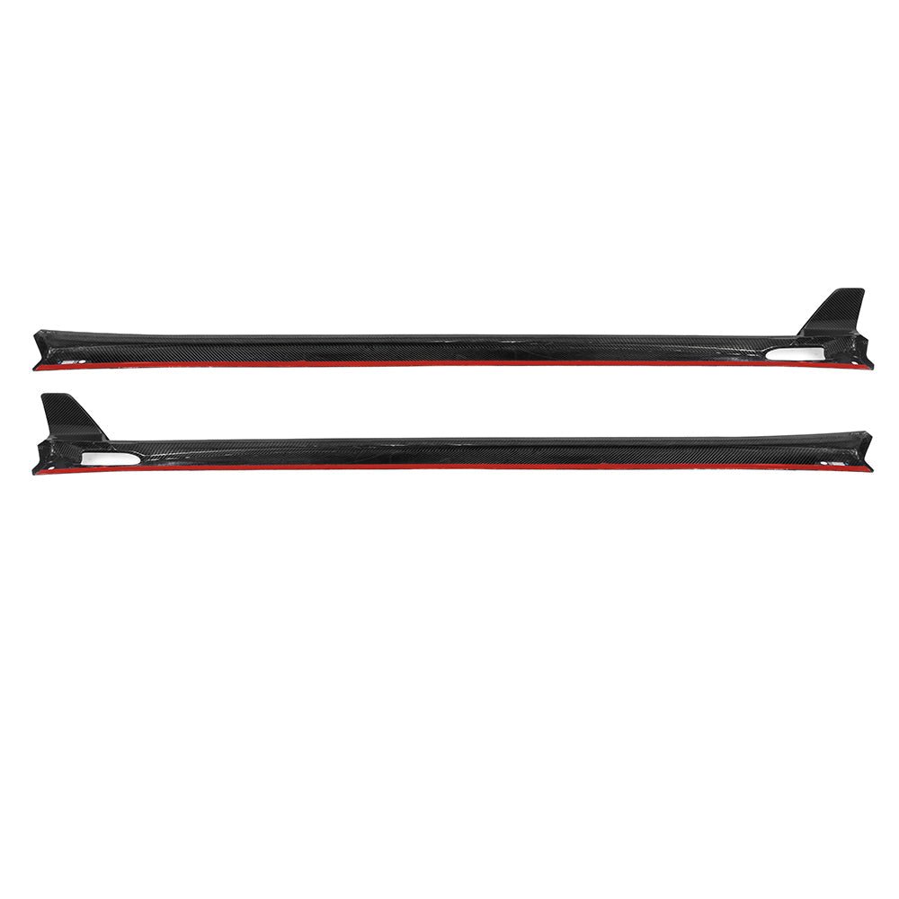 SOOQOO - BMW X4 G02 DRY CARBON FIBER SIDE SKIRTS V2 - Aero Carbon UK