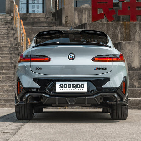 SOOQOO - BMW X4 G02 LCI DRY CARBON FIBER REAR SPOILER - Aero Carbon UK