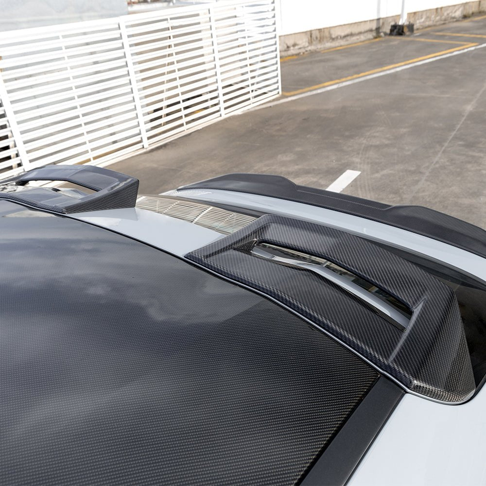 SOOQOO - BMW X4 G02 LCI DRY CARBON FIBER ROOF SPOILER - Aero Carbon UK