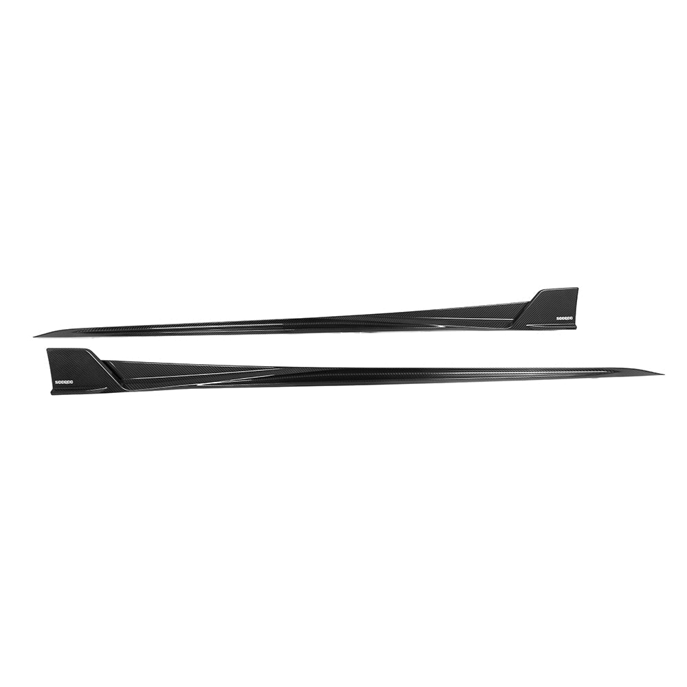 SOOQOO BMW X5 G05 Carbon Fiber Side Skirt - Aero Carbon UK