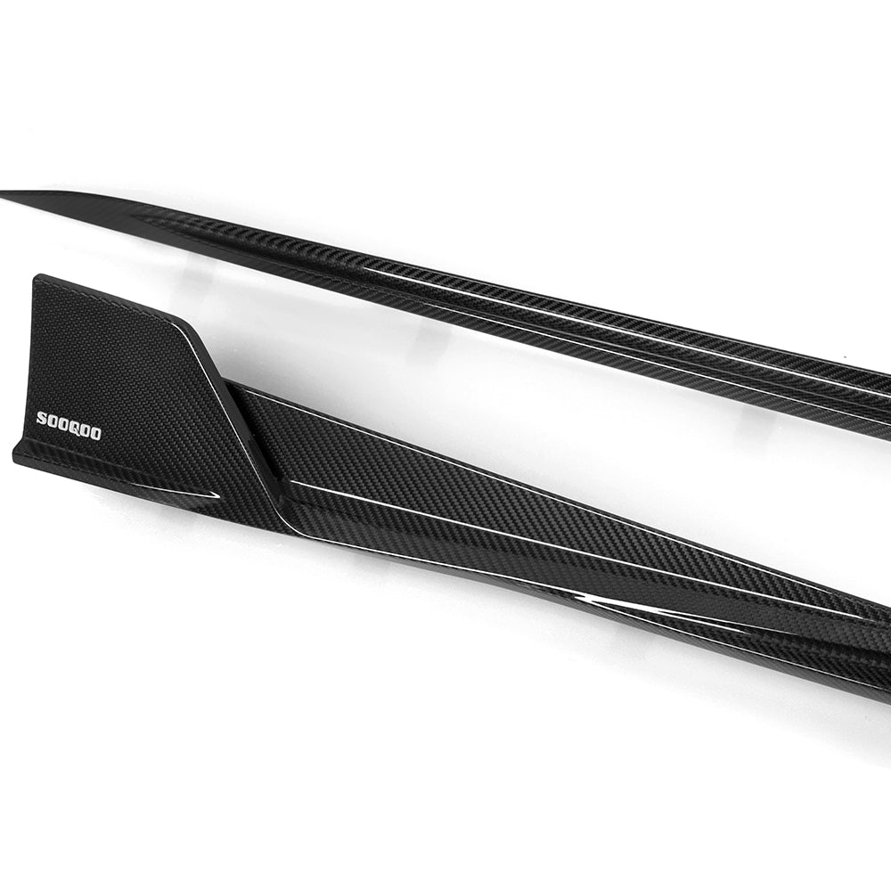 SOOQOO BMW X5 G05 Carbon Fiber Side Skirt - Aero Carbon UK