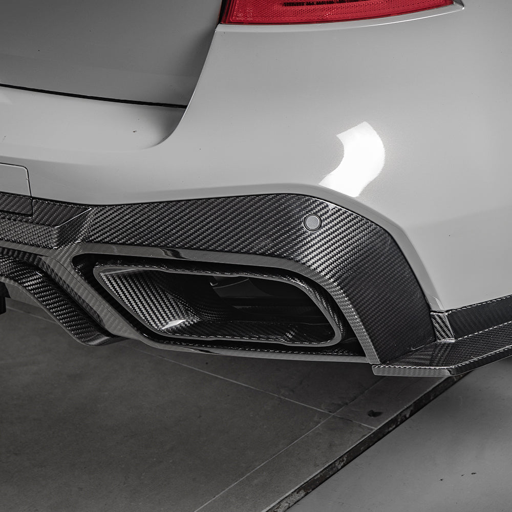 SOOQOO - BMW X5 G05 DRY CARBON FIBRE EXHAUST TIPS - Aero Carbon UK