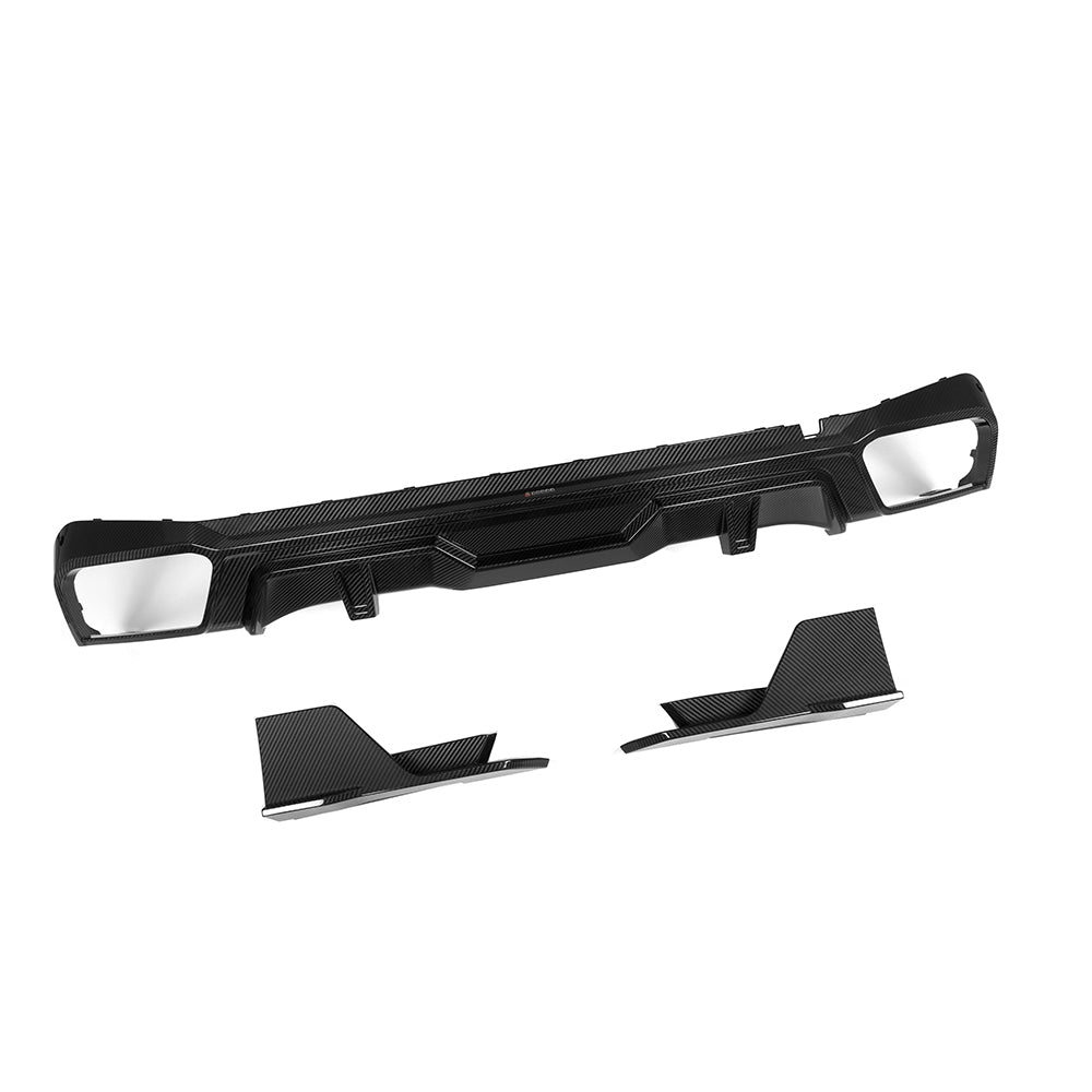 SOOQOO - BMW X5 G05 LCI CARBON FIBRE REAR DIFFUSER - Aero Carbon UK