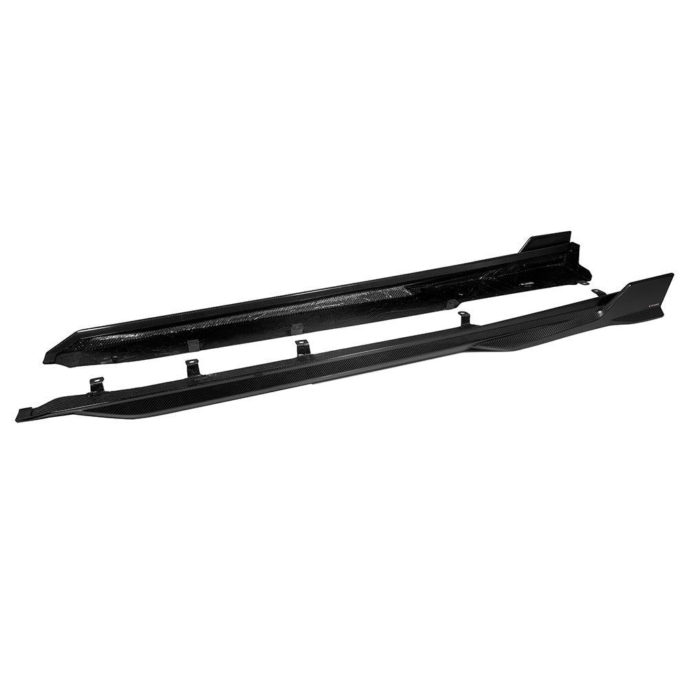 SOOQOO - BMW X5M F95 DRY CARBON FIBRE SIDE SKIRTS - Aero Carbon UK