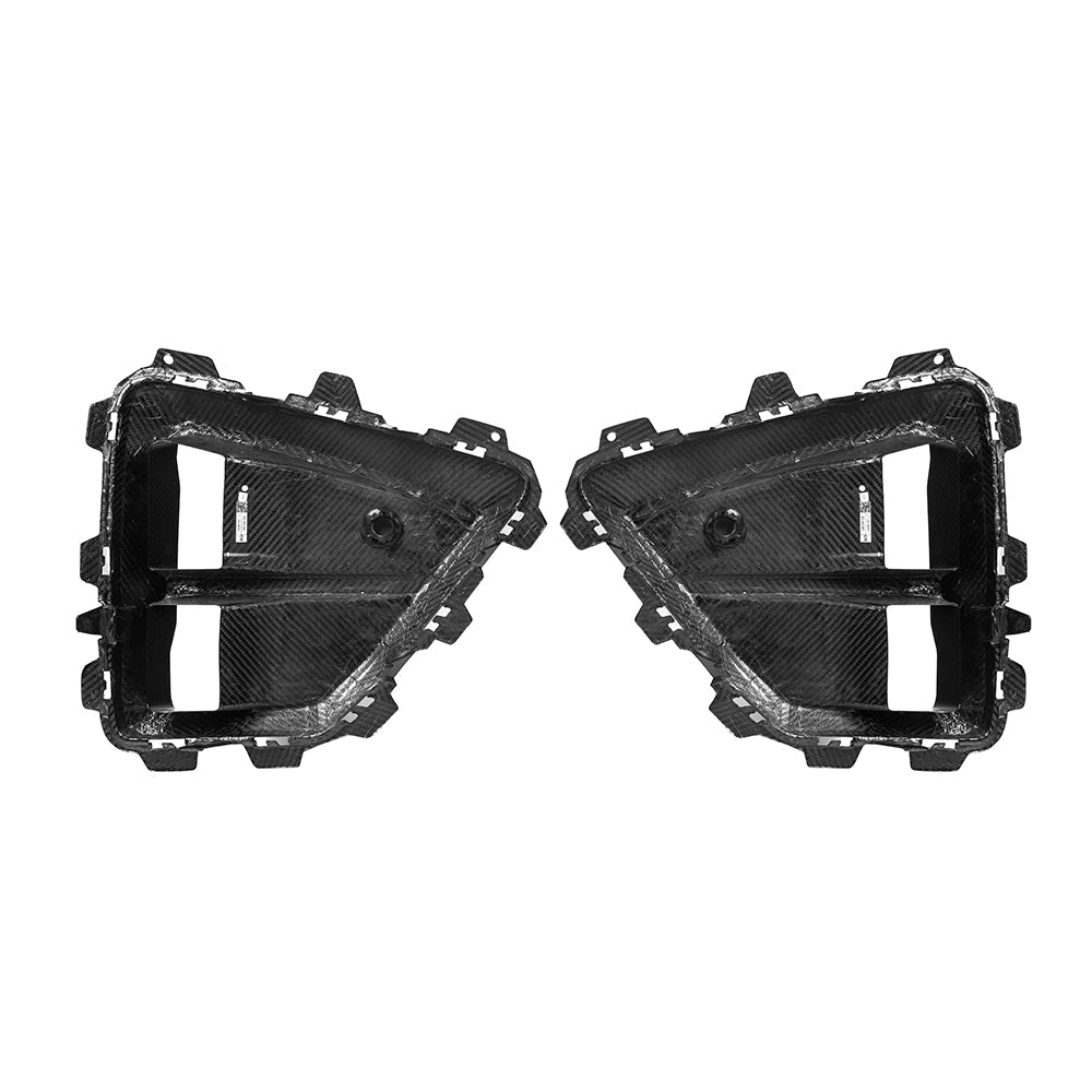 SOOQOO - BMW X5M F95 LCI DRY CARBON FIBRE FRONT AIR DUCTS - Aero Carbon UK
