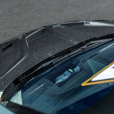 SOOQOO - BMW X5M F95 / X5 G05 GLOSS CARBON FIBRE VENTED HOOD BONNET - Aero Carbon UK