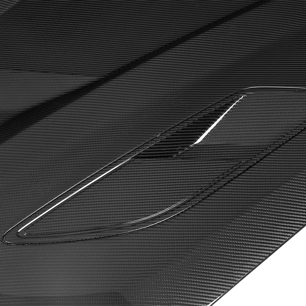 SOOQOO - BMW X5M F95 / X5 G05 GLOSS CARBON FIBRE VENTED HOOD BONNET - Aero Carbon UK