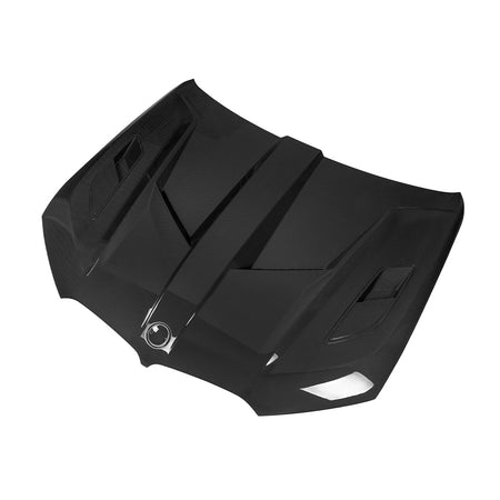 SOOQOO - BMW X5M F95 / X5 G05 GLOSS CARBON FIBRE VENTED HOOD BONNET - Aero Carbon UK