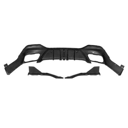 SOOQOO - BMW X6 G06 DRY CARBON FIBER LED REAR DIFFUSER - Aero Carbon UK