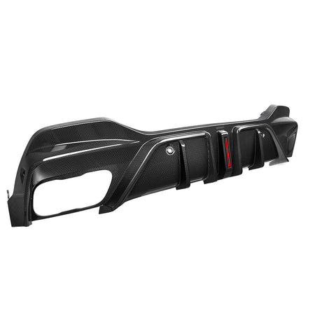 SOOQOO - BMW X6 G06 DRY CARBON FIBER LED REAR DIFFUSER - Aero Carbon UK