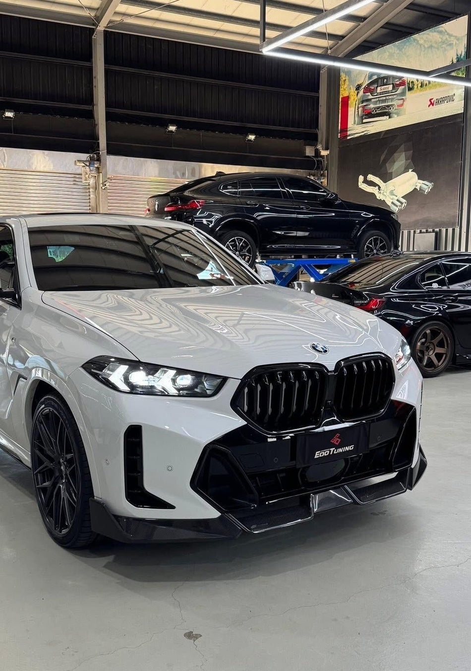 SOOQOO - BMW X6 G06 LCI DRY CARBON FRONT LIP - Aero Carbon UK